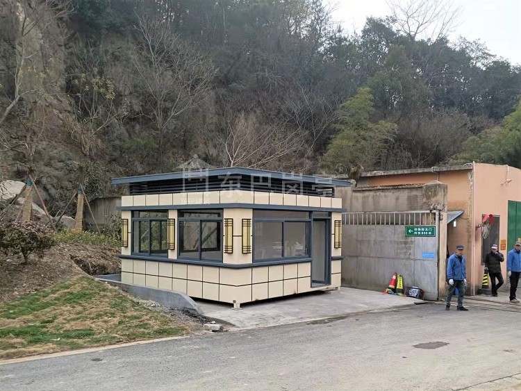 宁波野生动物园真石漆保安岗亭