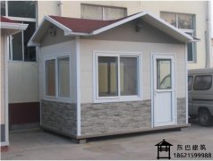 DB-J019金属雕花板岗亭_上海东巴建筑配套工程有限