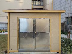 杭州西湖区古墩路新建小区垃圾房