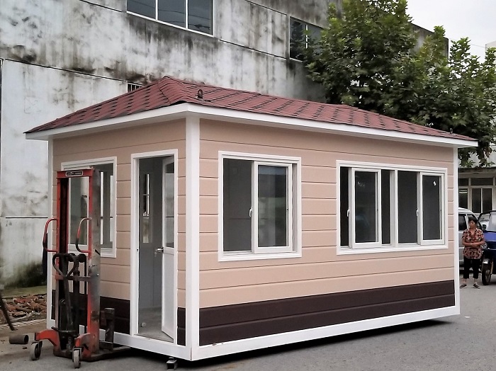 DB-J012金属雕花板岗亭_上海东巴建筑配套工程有限