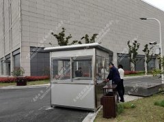 上海移动临港IDC数据中心不锈钢保安岗亭