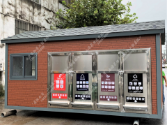 河南新乡政府小区分类垃圾房