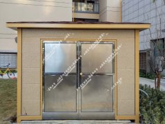 杭州西湖区古墩路新建小区垃圾房
