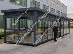 苏州家具城定制户外吸烟岗亭